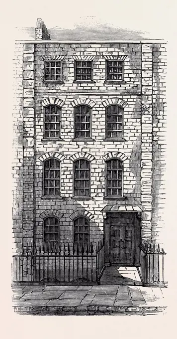 HOUSE IN WHICH HANDEL LIVED, 57, BROOKE STREET, LONDON