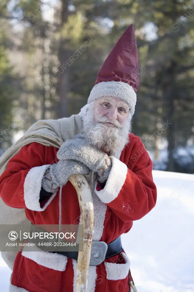 Santa Claus outside