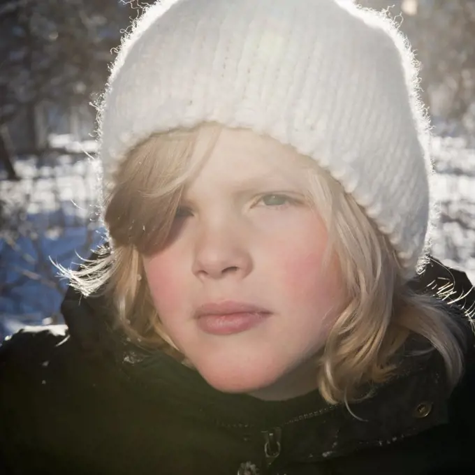 Boy in hat