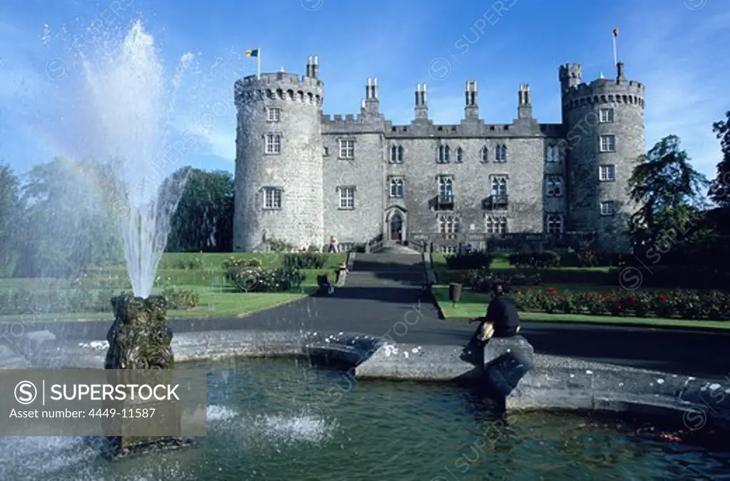 View of Kilkenny castle, Kilkenny, County Kilkenny, Ireland