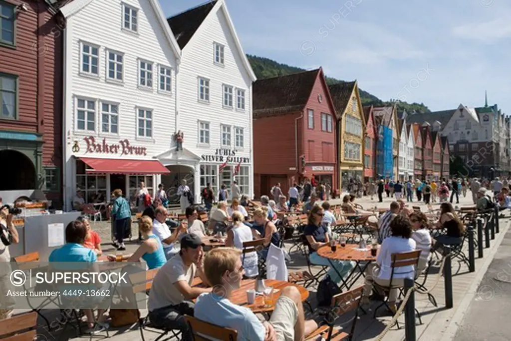 Pedestrian zone, Bergen, Norway