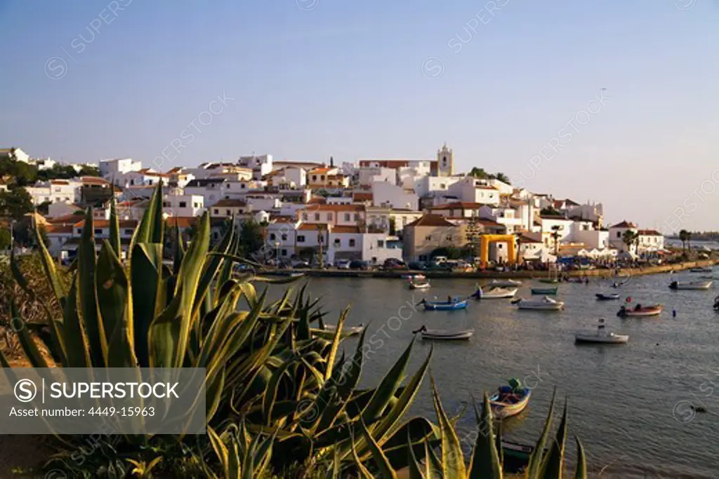 Portugal Algarve Ferragudo village sunset