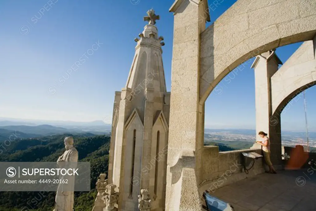 El Sagrat Cor, church, Tibidabo, Barcelona, Spain