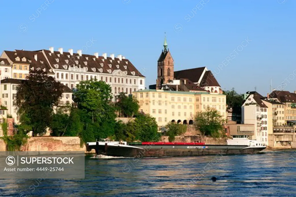 Cityscape with St. Martins Church in the background, Basel, Switzerland