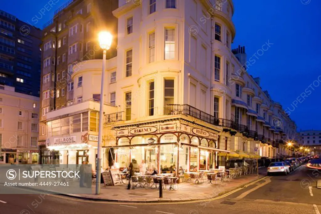 Europe, England, East Sussex, seaside-resort architecture in Brighton