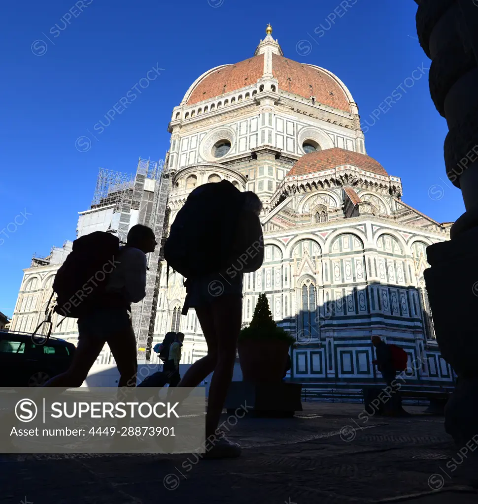 Tourists at Duomo, Florence, Toscana, Italy