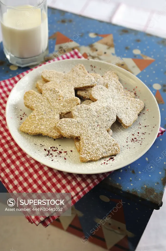 Angel shaped biscuits