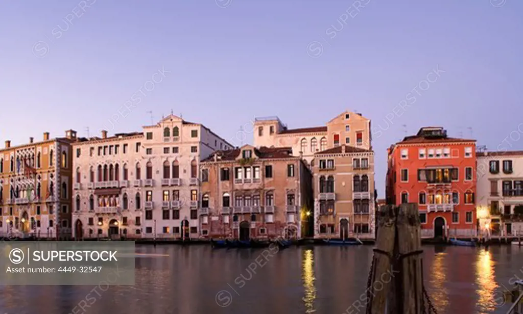 Palazzi at the Canal Grande, Venice, Italy, Europe