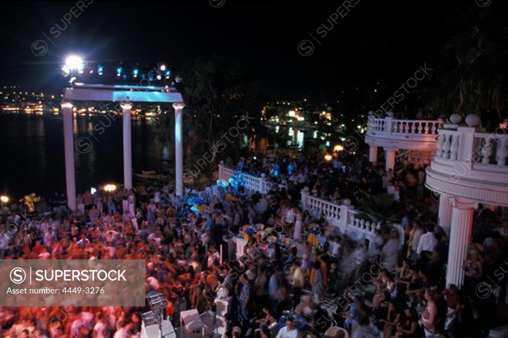 Open Air Disco Halikarnas Bodrum Turkey SuperStock