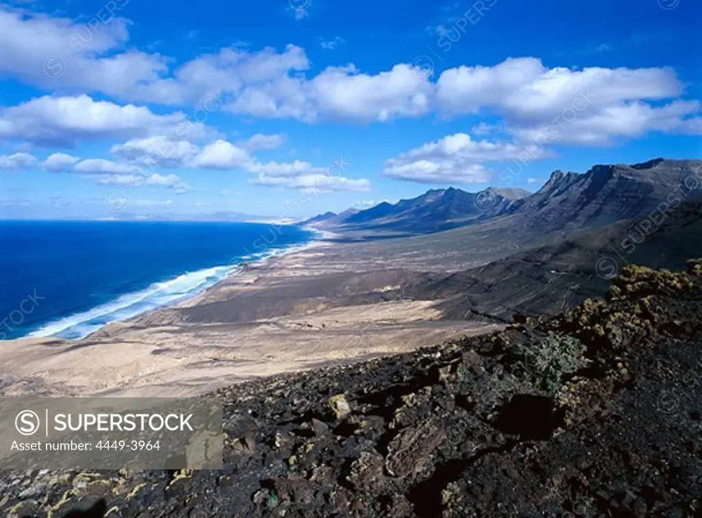 Playa de Cofete, Playa de Barlovento, Jandía, Fuerteventura, Canary Islands, Spain