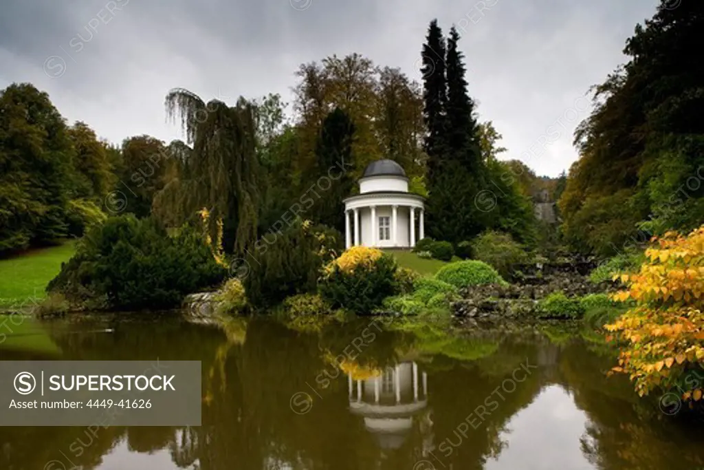 Apollo Temple in Bergpark Wilhelmshoehe, largest European hillside park, Kassel, Hesse, Germany, Europe