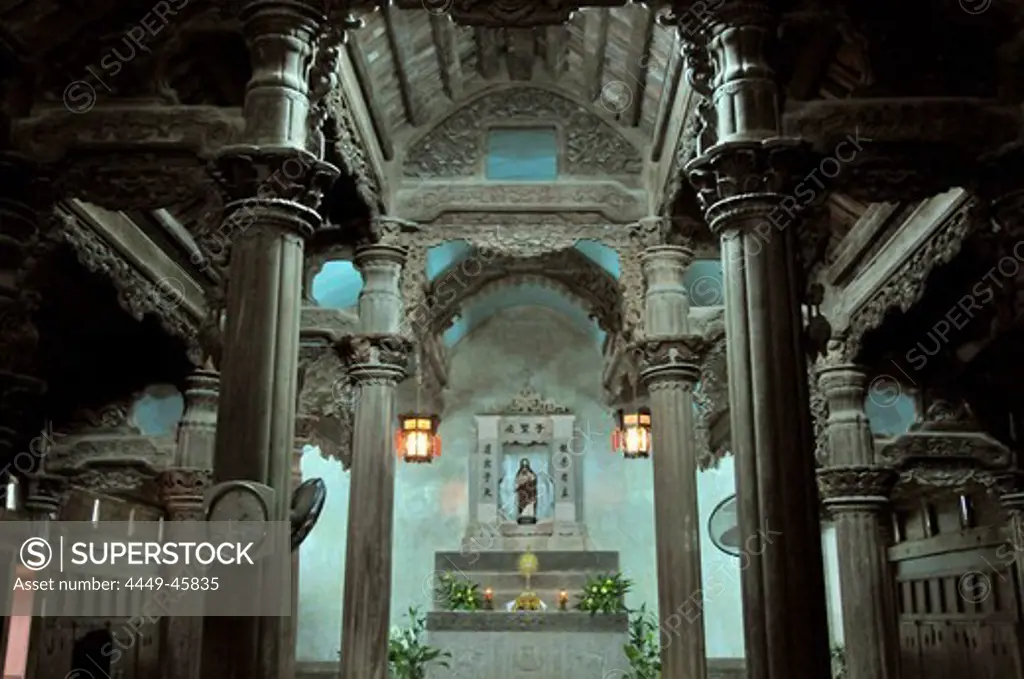 Cathedral of Phat Diem in Halong Bay near Ninh Binh, north Vietnam, Vietnam