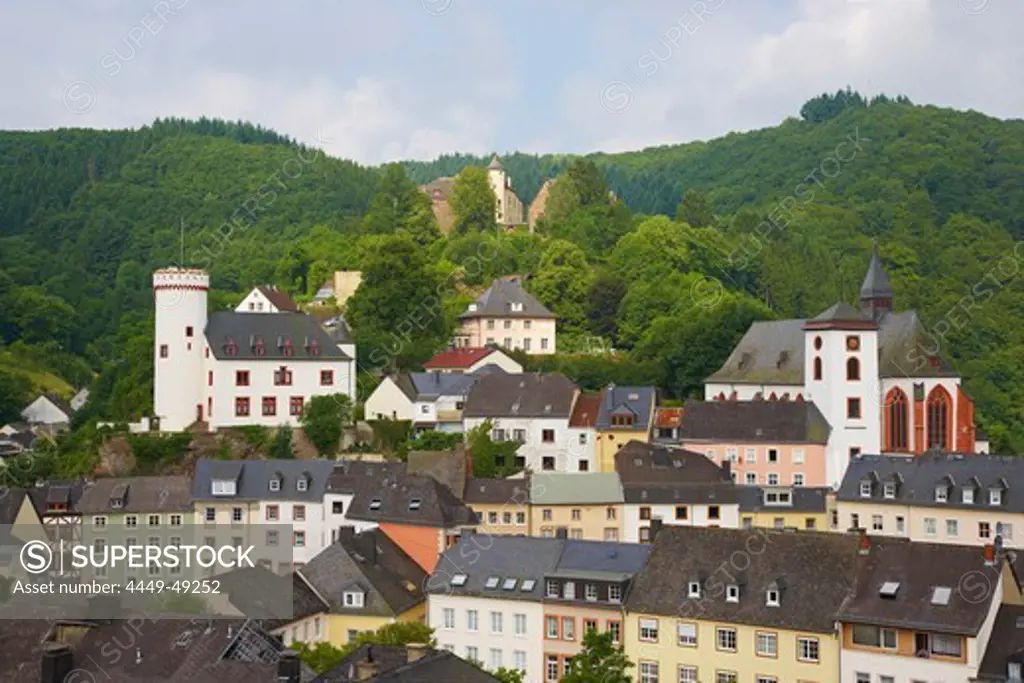 Neuerburg, Enztal, Eifel, Bitburg-Pruem, Rhineland-Palatinate, Germany, Europe