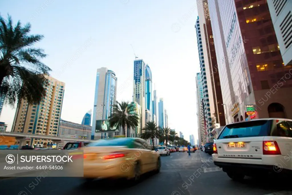 Skyscrapers, Dubai City, Dubai, United Arab Emirates (UAE)