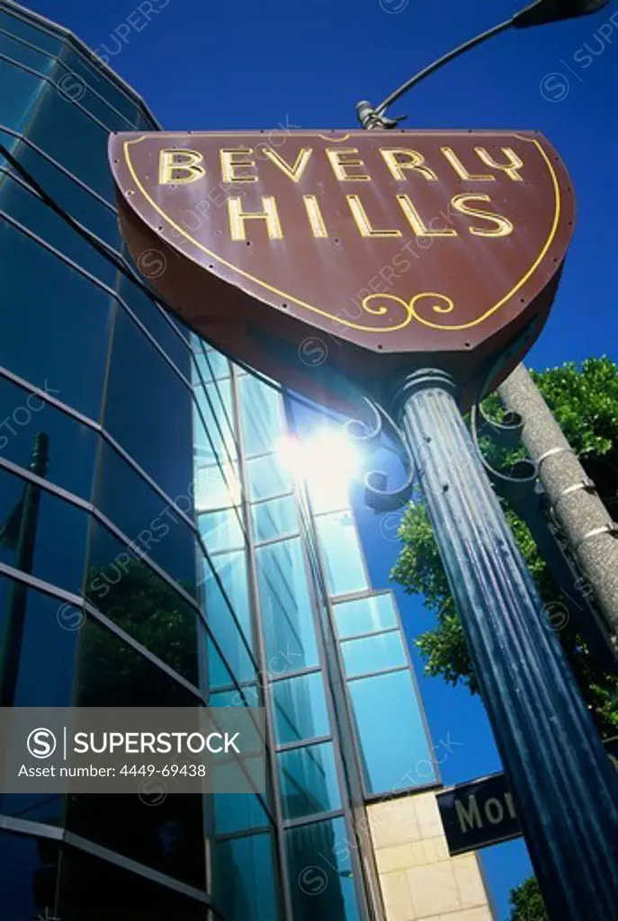 Beverly Hills Schild, L.A., Los Angeles, California, USA