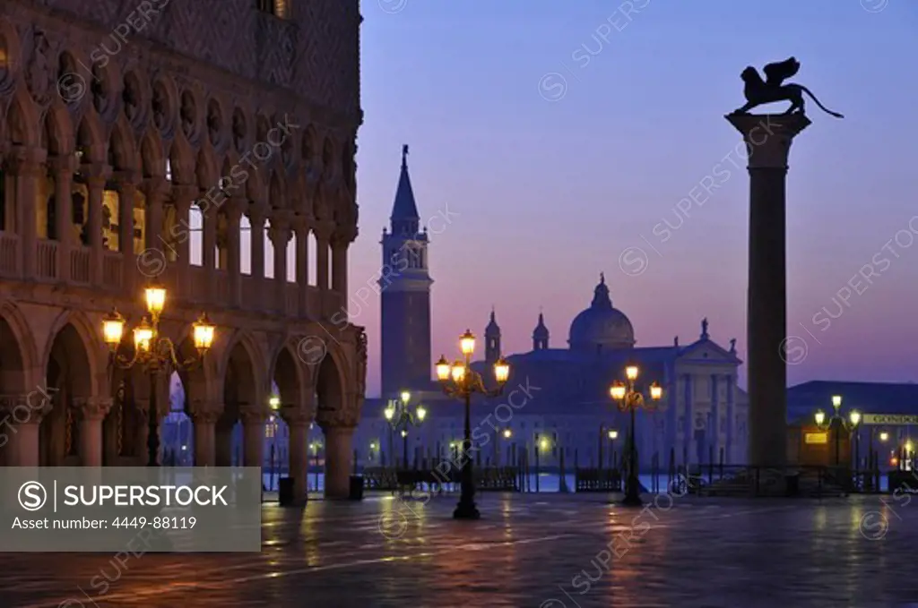 Piazzetta Con Leone, Piazzetta, San Giorgio, Venice, Italy