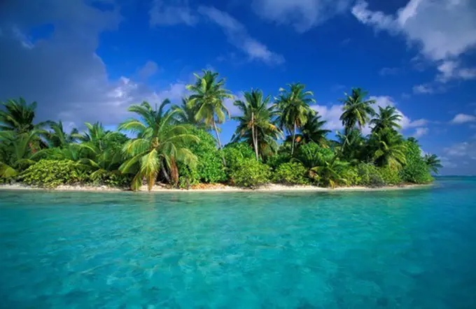 Dream island Pula Klapa, Cocos Islands, Australia