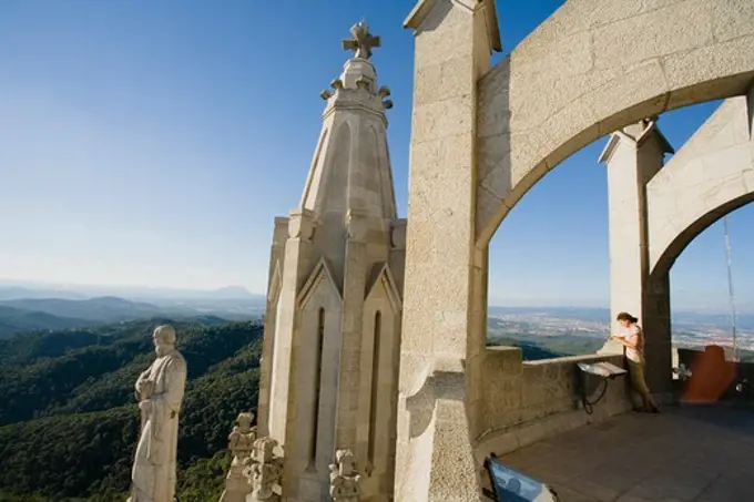 El Sagrat Cor, church, Tibidabo, Barcelona, Spain