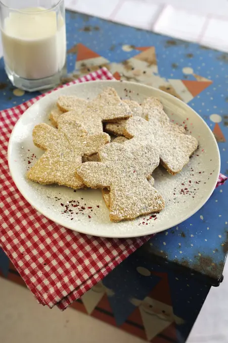 Angel shaped biscuits