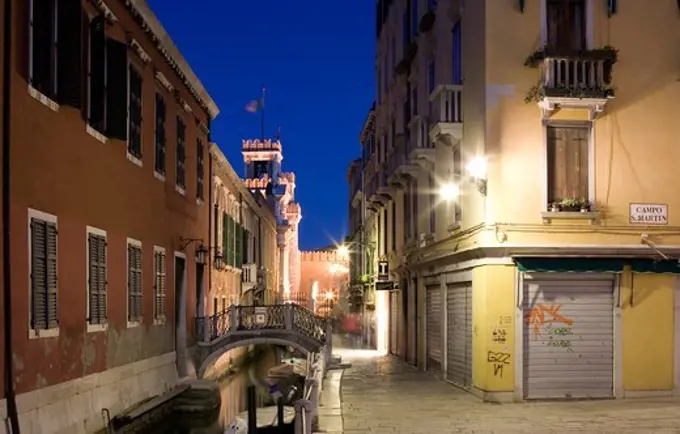 Arsenale, former wharf of Venice, in 16th century the largest wharf in the world, Campo S. Martin, Venice, Italy, Europe