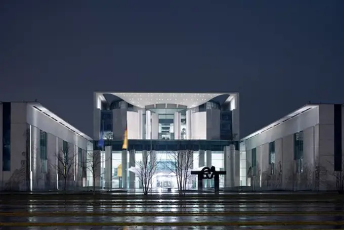 German federal chancellery, Berlin-Mitte, Berlin, Germany, Europe