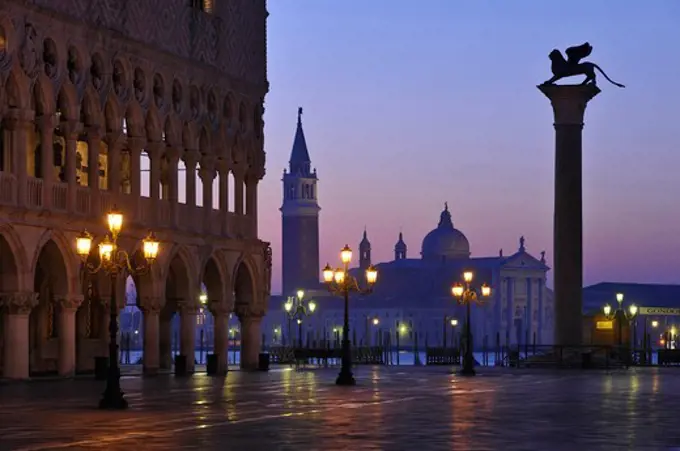 Piazzetta Con Leone, Piazzetta, San Giorgio, Venice, Italy