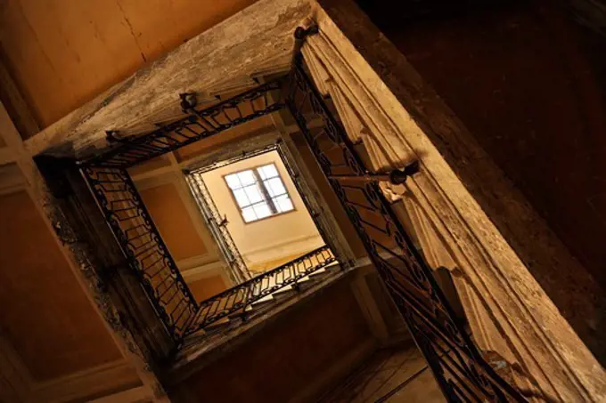 S.Croce, Backyard, Staircase, Venice, Italy