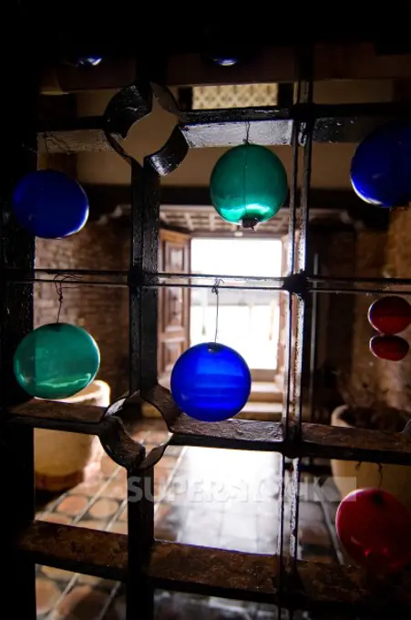 Different coloured glass balls, Venice, Italy, Bavaria, Germany