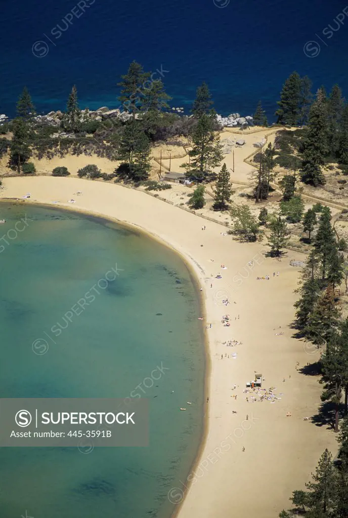 Sand Harbor Lake Tahoe Nevada USA