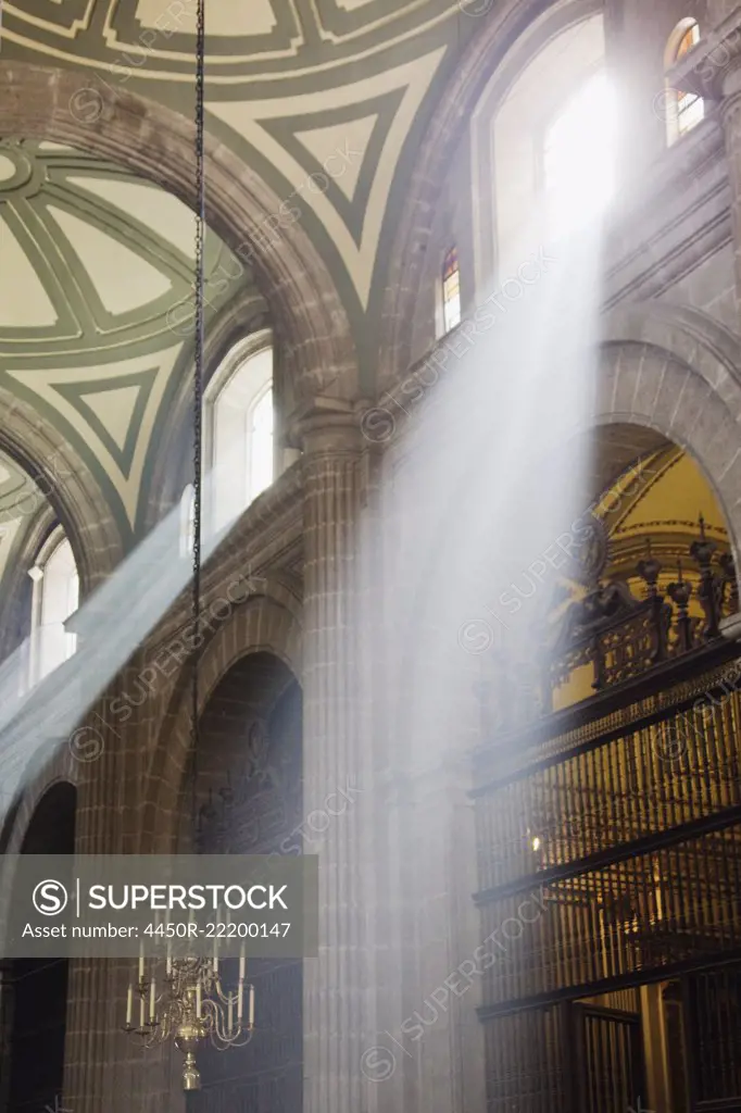 Interior of Mexico City Metropolitan Cathedral