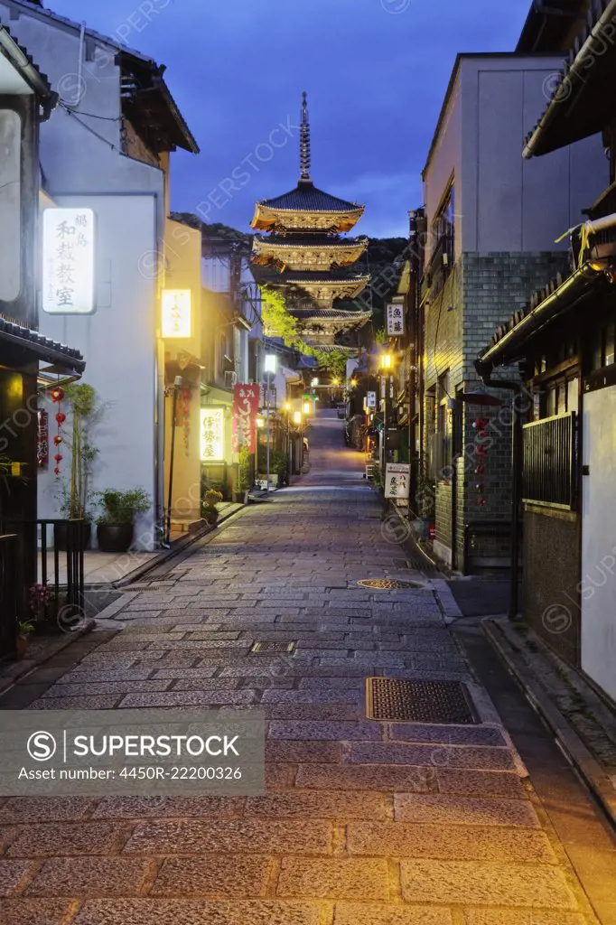 Pagoda at Dusk