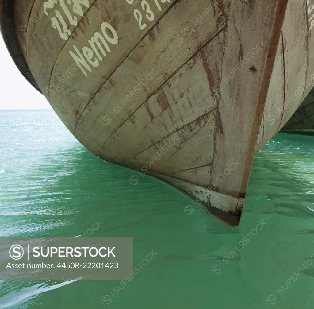 Boat Anchored in Water