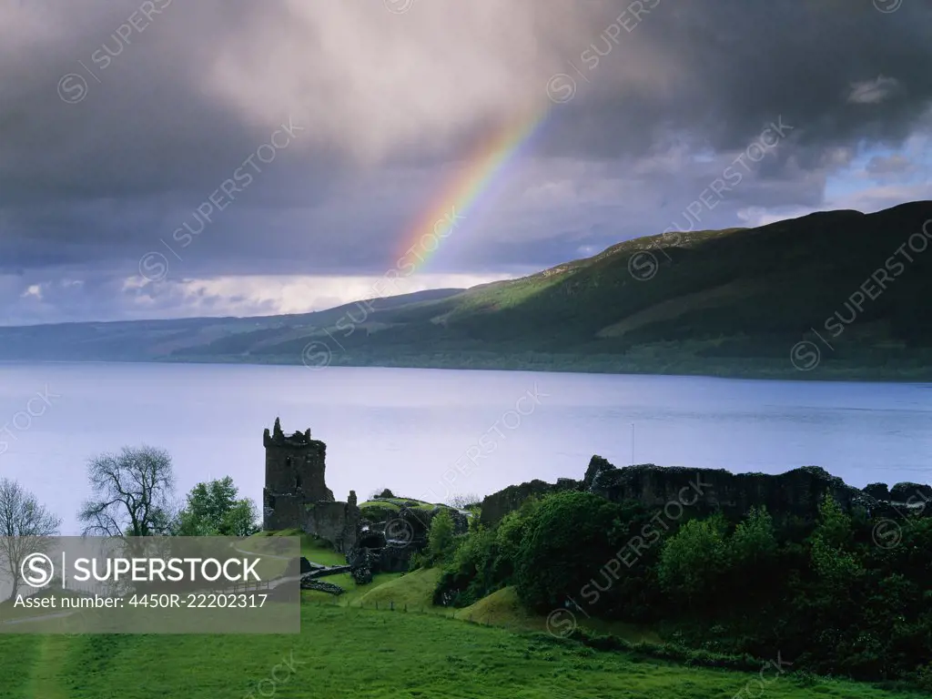 Castle Urquhart on the Shore of Loch Ness