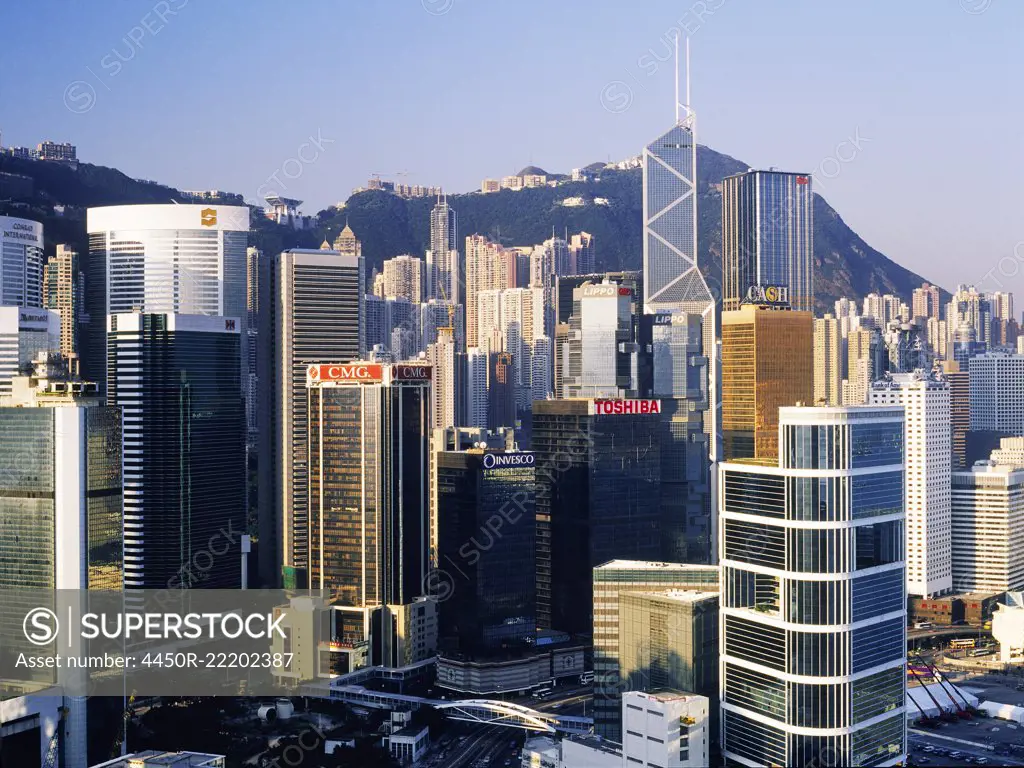 Hong Kong Skyline at Sunrise