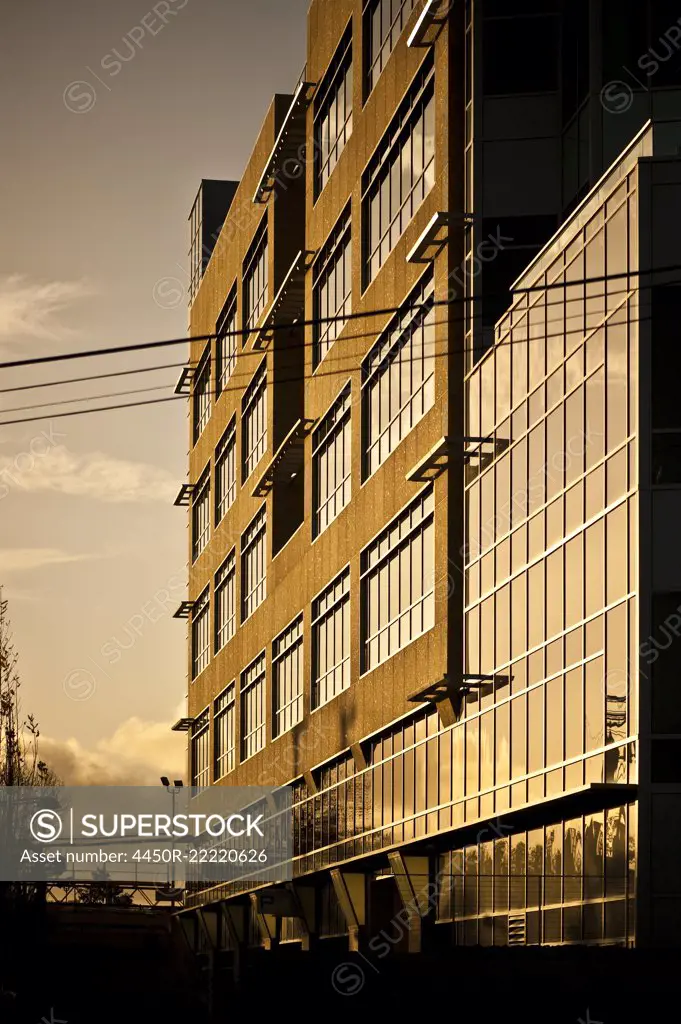 Sunlight Reflecting Off of Building Facade