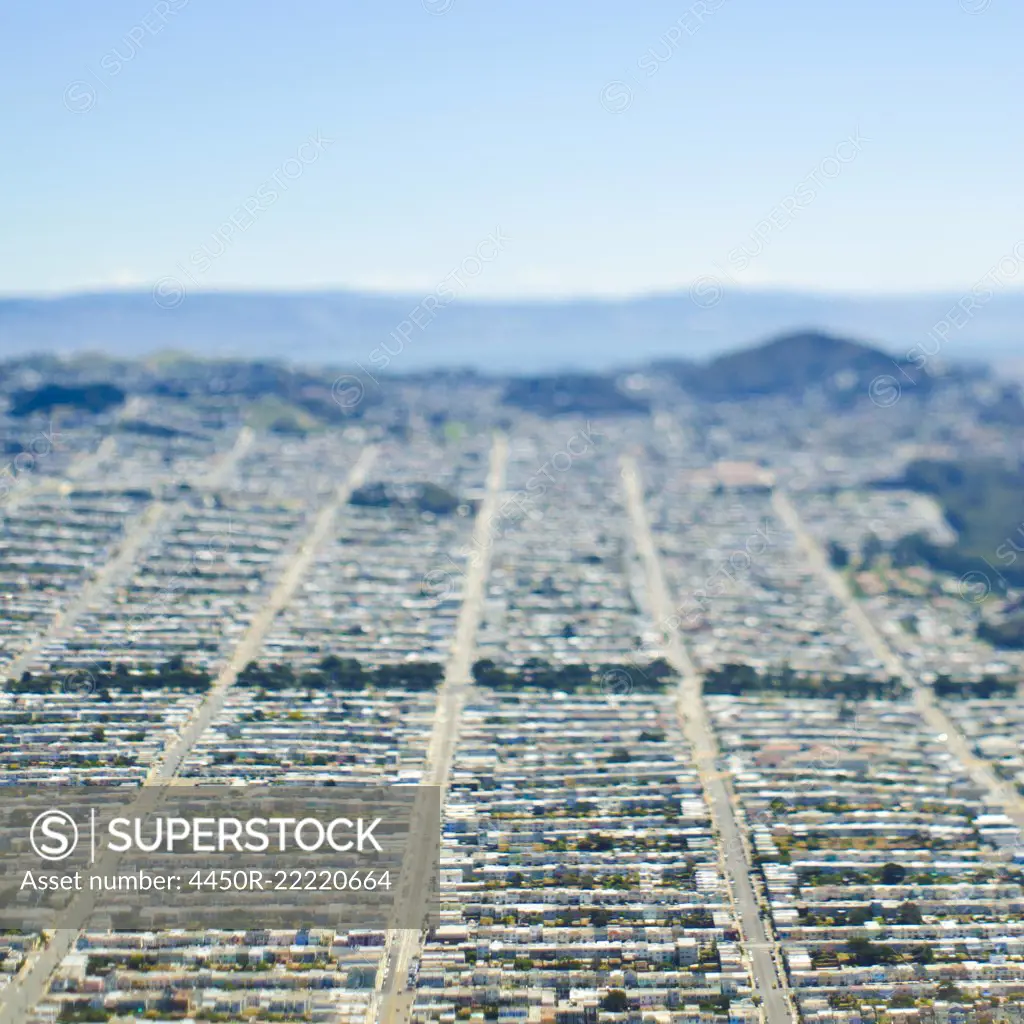 Aerial View of Suburban Tract Housing