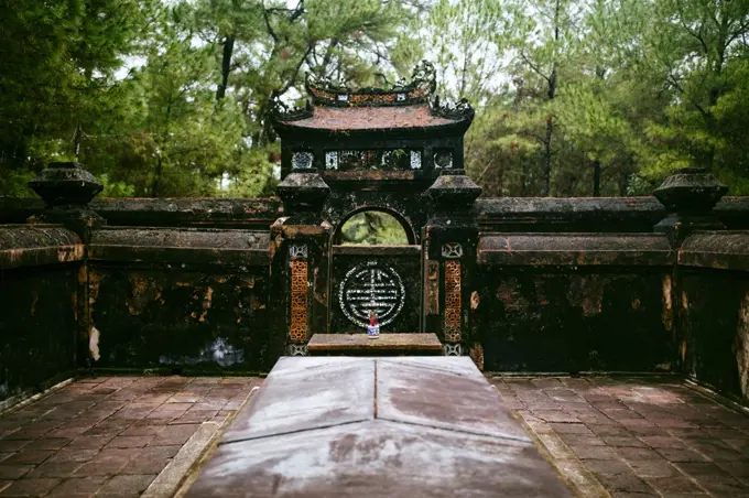 Tu Duc's tomb, also known as the Summer Palace, in Hue, Vietnam.