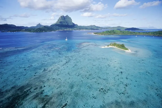 Aerial View of Lagoon