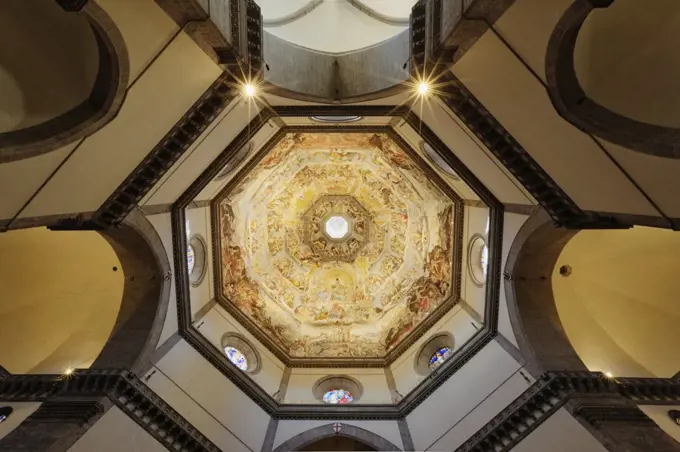 Interior of Dome of the Duomo