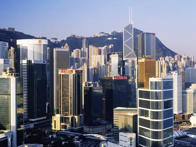 Hong Kong Skyline at Sunrise