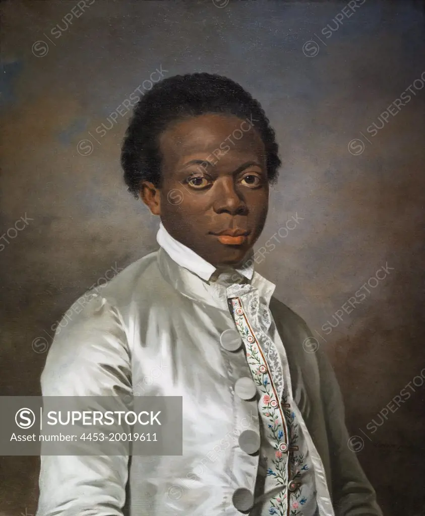 Portrait of Youth in Embroidered Vest by Marie Victoire Lemoine (1754 - 1820); Oil on canvas; 1785 