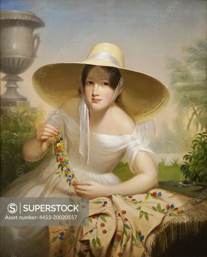 Spring by Cephas Giovanni Thompson (1809 - 1888); oil on canvas; 1838