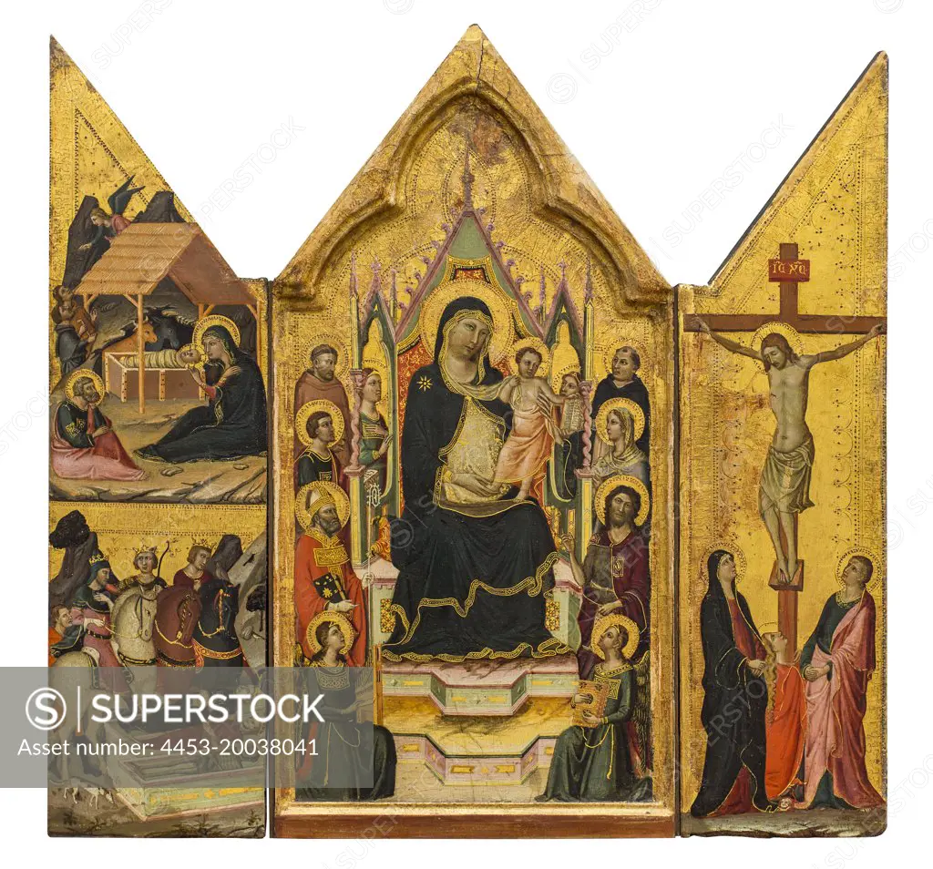 Triptych; c. 1325/30. ( by Jacopo del Casentino)