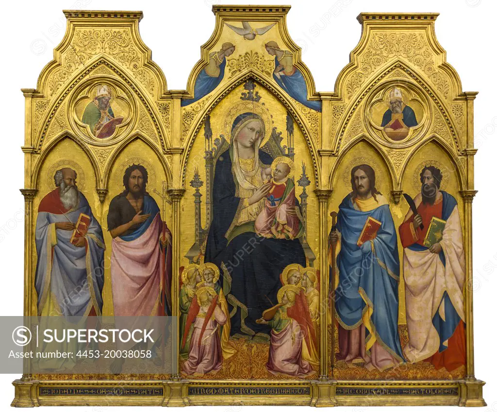 Triptych. 1388. (Agnolo Gaddi 1350 Florence - 1396 Florence)