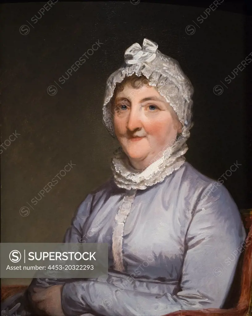 Mrs. Paul Revere Rachel Walker; 1813 Oil on panel Gilbert Stuart American; 1755-1828