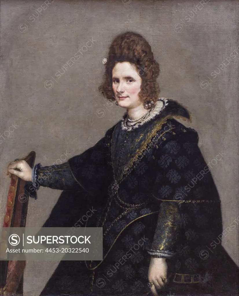 1599 Seville Madrid-1660. (Diego Velazquez Portrait of a Lady. 1630/33)