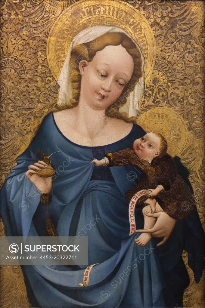 the madonna with the inkwell. (Middle Rhine champions; 1430)