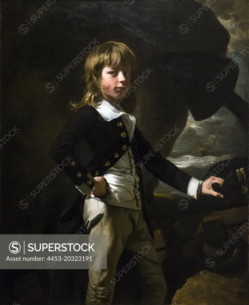 Midshipman Augustus Brine 1782. Oil on canvas John Singleton Copley; American 1738-1815