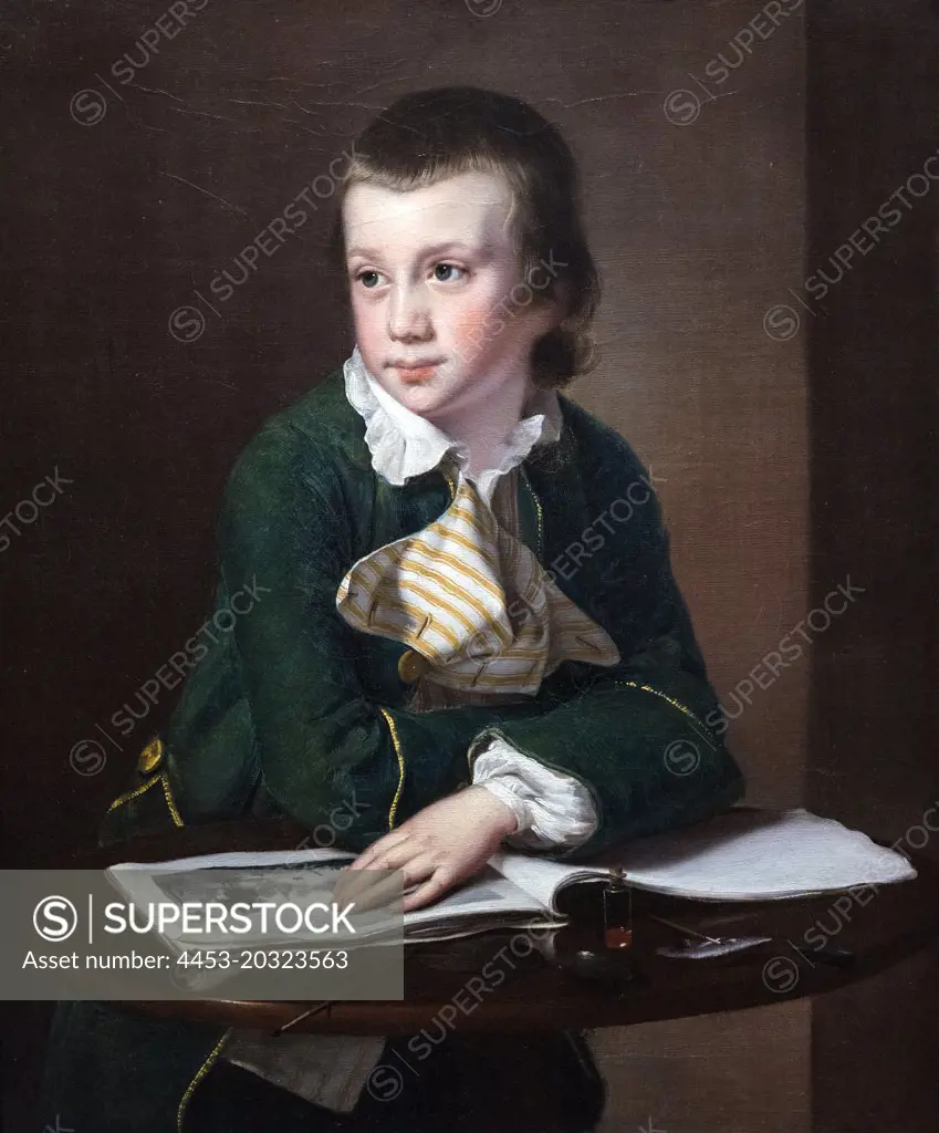 Portrait of William Rastell C. 1763 Oil on canvas by Joseph Wright of Derby 