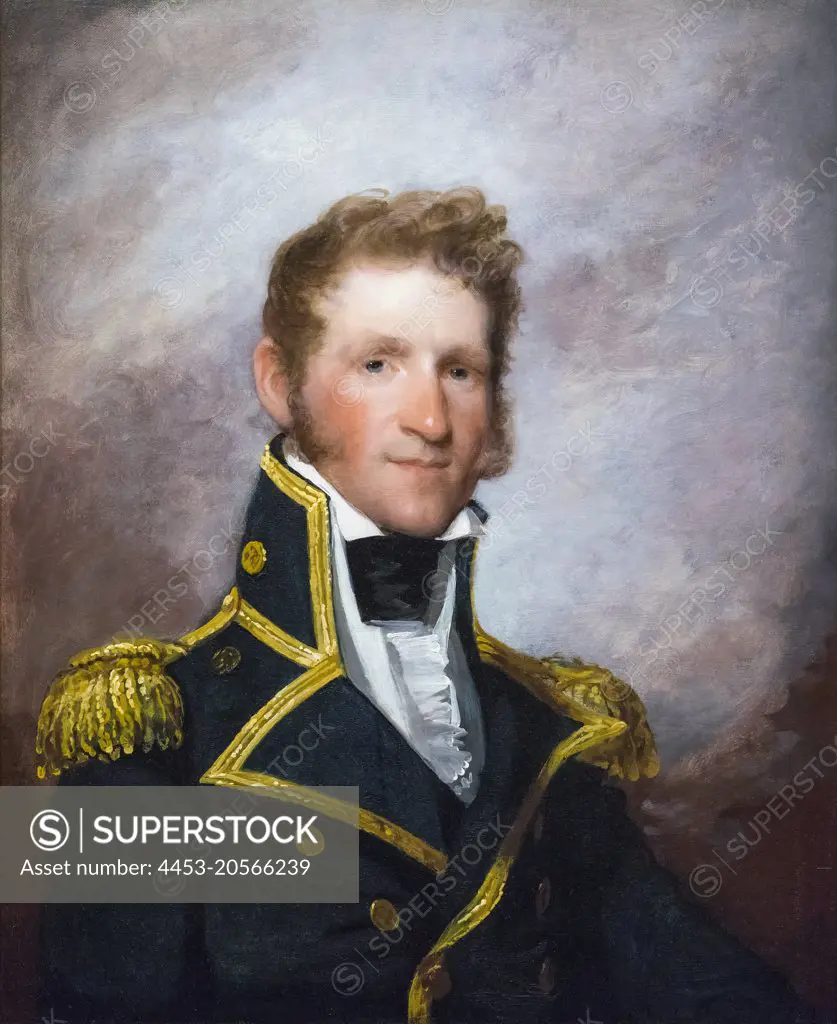 Commodore Thomas Macdonough c. 1815 - 1818 Oil on wood Gilbert Stuart; American; 1755 - 1828